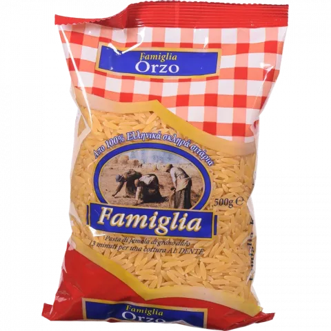 Макарони Famiglia 500 г Orzo/рис (Греція) И036