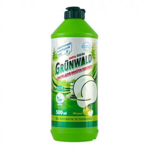 Засіб д/посуду Grunwald 500 мл Яблуко