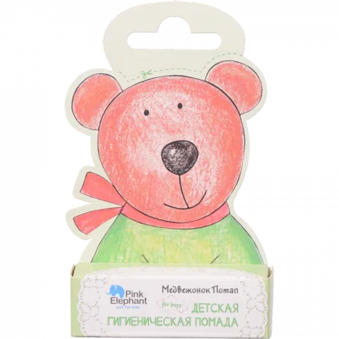 Помада гігієнічна Pink Elephant 3,6 г tender wind ведмежа Потап