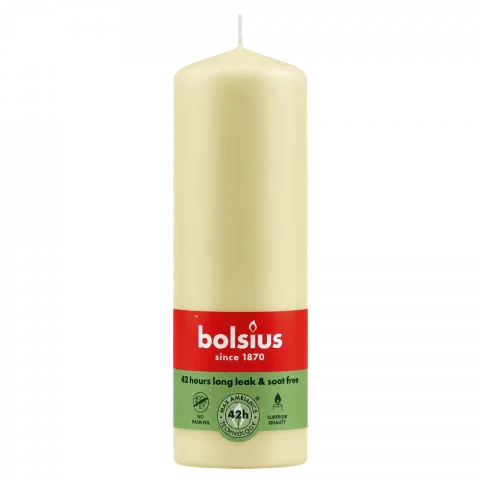 Свіча Bolsius 150/58 беж. 42 год. арт. 103614606905