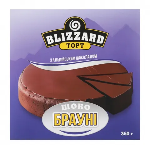Торт Blizzard 380 г Брауні