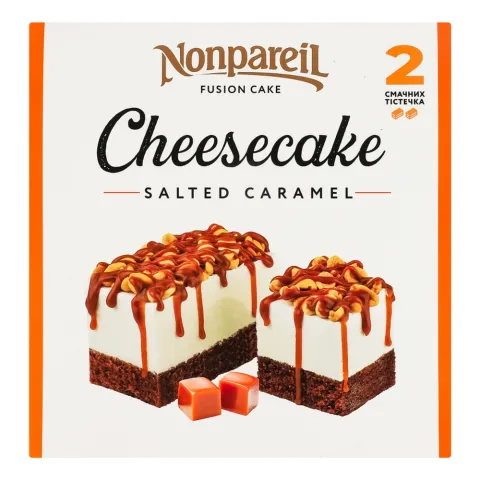 Тістечко Nonpareil 150 г Чізкейк з солоною карамеллю