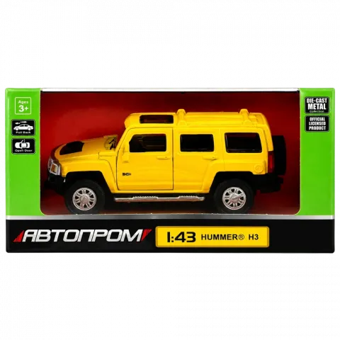 Іграшка Машина Автопром 1:43 Hummer метал. 4311