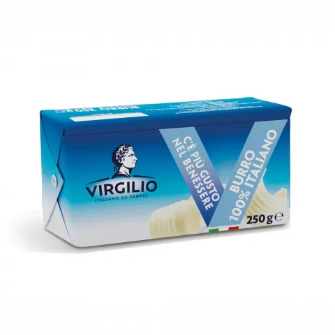 Масло вершкове VIRGILIO 250г 82 жир. (Італія)