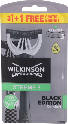 Станок д/гоління однораз. Wilkinson Sword Xtreme3 Black 3+1 шт.