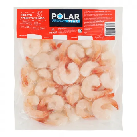 Хвости креветок Polar Star Jumbo 300 г Grand