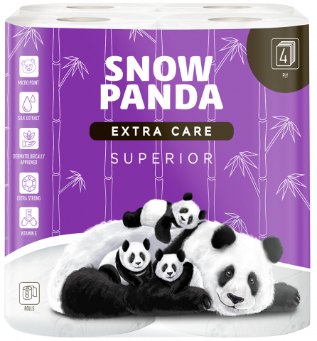 Туал. папір Сніжна панда 8 шт. Extra care Superior