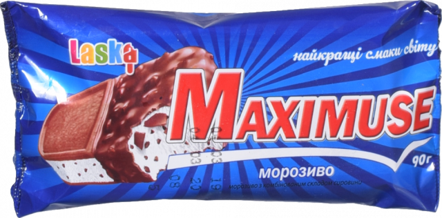 Морозиво Laska 90 г Maximuse