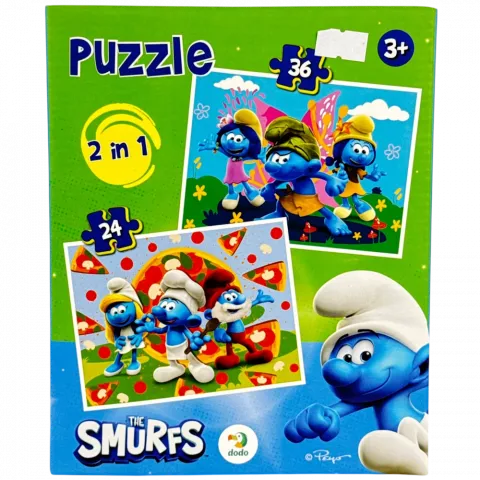 Іграшка Dodo Пазл 2в1 TheSmurfs Веселі моменти 200769