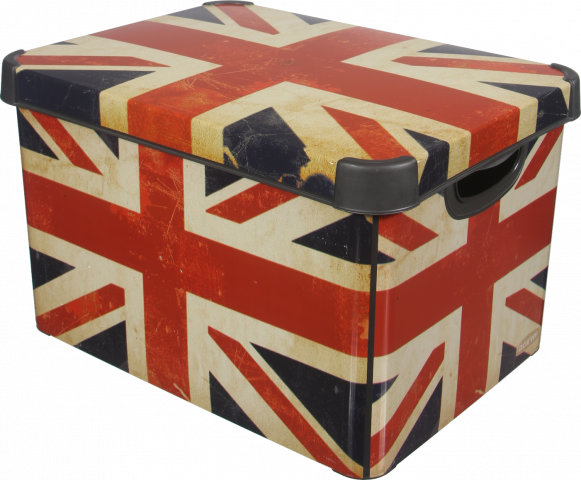Ящик дзберігання 23 л Deco`s British flag 01881 Курвер
