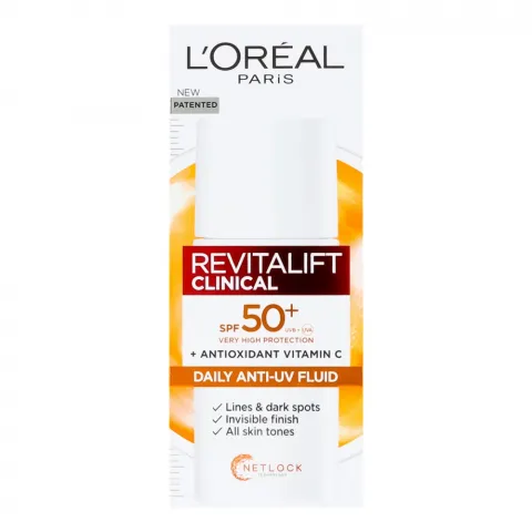 Флюїд д/обличчя L`Oreal 50 мл Клінікал віт. С SPF 50+