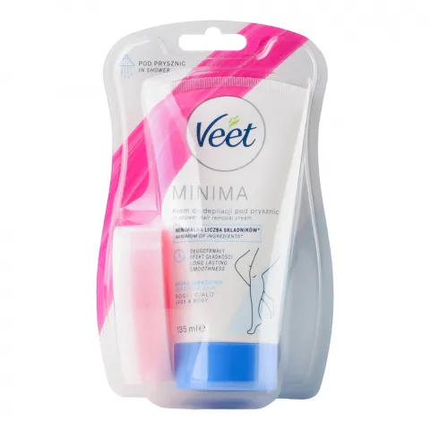 Крем д/депіляції Veet Minima 135 мл депіляція в душі