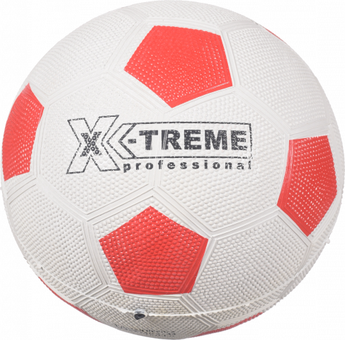 Футбольній м`яч X-treme 5 біло червоний