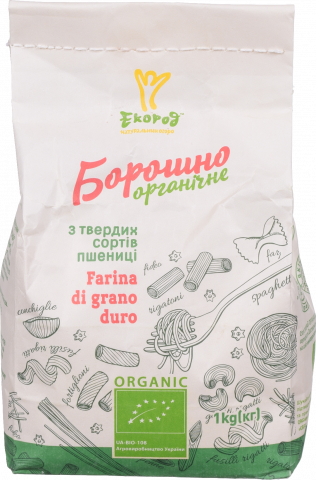 Борошно Екород з тс пшениці 1 кг органічне