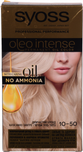 Фарба д/волосся Syoss Oleo Intense 10-50 Димчастий блонд