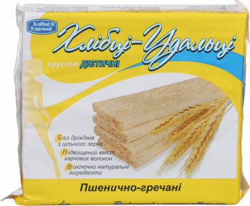 Хлібці Удальці 100 г пшенично-гречані