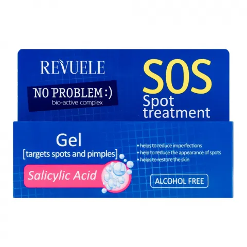 Гель д/обличчя Revuele 25 мл з саліциловою кислотою від прищів No Problem
