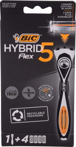 Станок д/гоління BIC Flex 5 Hybrid 4 шт.