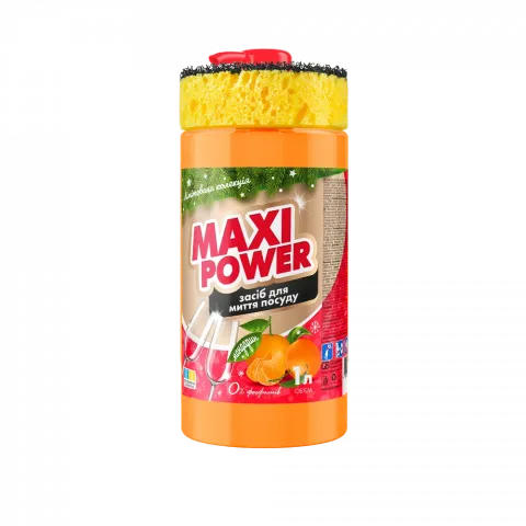 Засіб д/посуду Maxi Power 1 л Мандарин