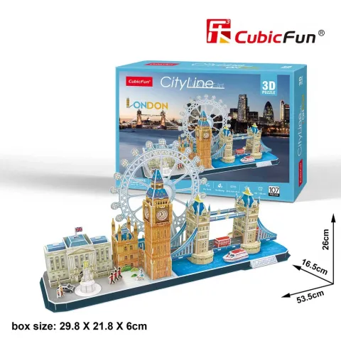 Конструктор 3D CubicFun City Line London MC253h