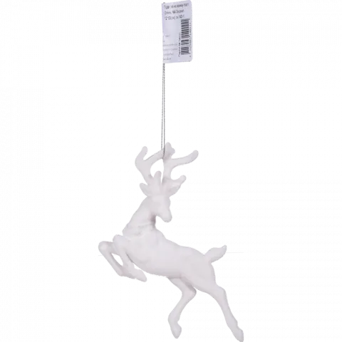 Підвіска на ялинку пласт Олень 4 Оксамит 12х10 см 1401-1