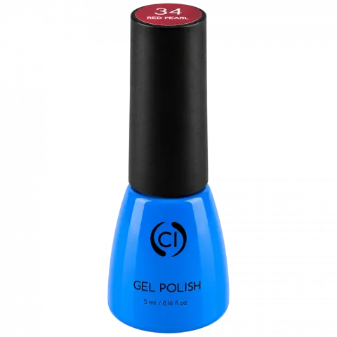 Гель-лак д/нігтів Colour Intense Gel polish 5 мл 034 перламутр червоний