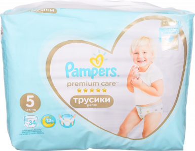 Підг.-трусики Pampers Premium Care Pants 34 шт. Junior (12-17 кг)
