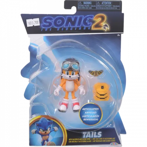 Ігрова фігурка з артикуляцією Sonic the Hedgehog 2 W2 Тейлз 10 см з аксес. 41498i