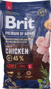 Корм д/собак Brit Premium 8 кг сух. д/великих порід з куркою 170826