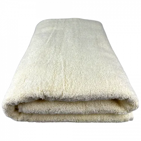 Рушник махровий DINA.ME MURSALIN 70х140 см 600 г/м2 Молочний (Узбекистан) И554