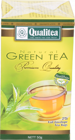Чай Qualitea 25 шт. зелений Натур