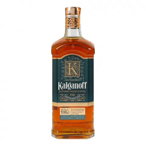 Настоянка Kalganoff 0,7 л з медом на бренді