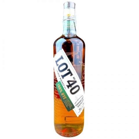 Віскі LOT NO 40 100 Rye Copper Pot Distilled 0,7 л