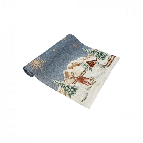 Доріжка Прованс 35х100 см гобеленова Блакитне сяйво