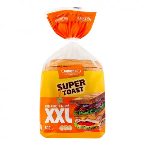 Хліб КХ Тост XXL 500 г наріз. в упак.