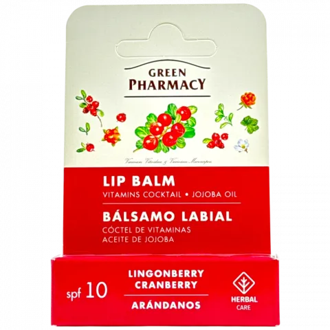 Бальзам д/губ Green Pharmacy 3,6 г Брусниця та журавлина
