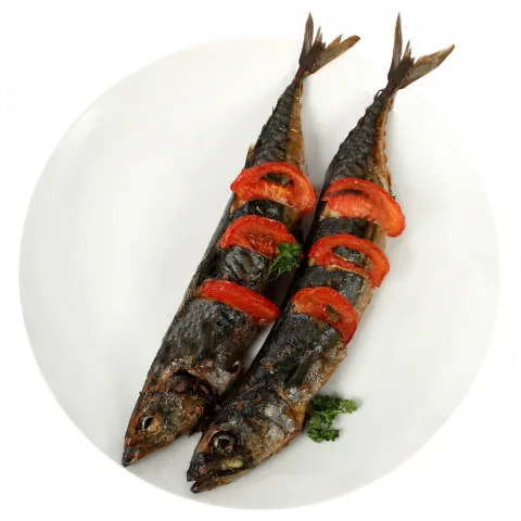 Риба Скумбрія запечена з овочами ваг. Кулінар.