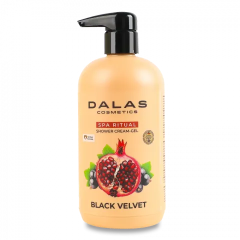 Гель д/душу Dalas Cosmetics 550 мл Black Velvet