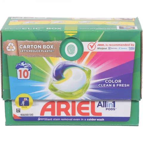 Гель д/прання Ariel авт. в розч. кап. Color Чистота та Свіжість 10 шт.