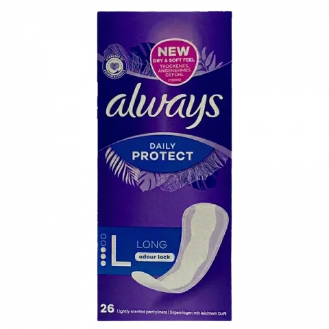 Прокладки щоден. Always 26 шт. Daily Protect Long Single Нейтр. запаху
