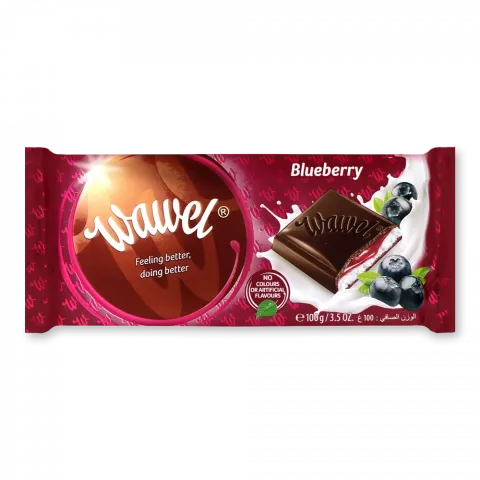 Шок. Wawel 100 г з чорнично-йогуртовою нач. И086 (Польща)