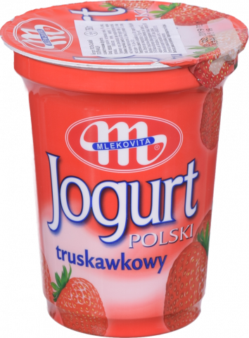 Йогурт Mlekovita 2,5 350 г Польський полуничний (Польща)