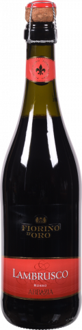 Вино ігристе Fiorino d`Oro Аббаціа Ламбруско Россо IGT 0,75 л н/сух. червон. 8 (Італія)