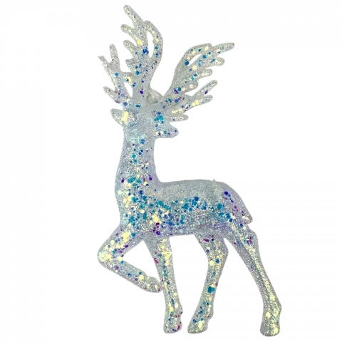 Підвіска ялинкова Олень 147 см гліттер арт. WH41174 9245 И952
