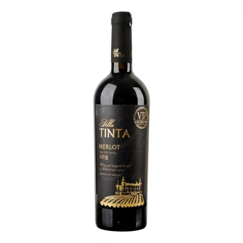 Вино Villa Tinta Merlot VIP 0,75 л сух. червон.