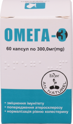 Добавка дієтична AN Naturel Омега 3 300 мг 60 капс.
