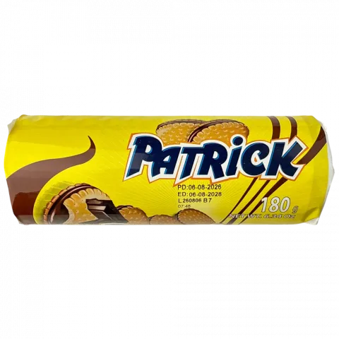 Печиво PATRICK 180г із шок. кремовою начин. И858 (Іспанія)