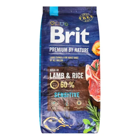 Корм д/собак Brit Premium 15 кг сух. з чутл. травленням з ягнятиною 170845