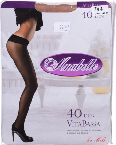 Колготки ANABELLE Vita Bassa 40 Visone 4