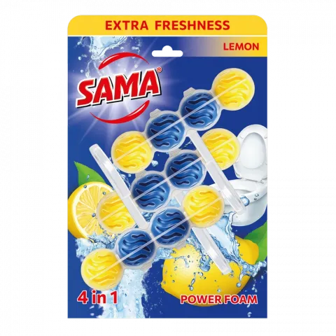 Освіж. д/унітазу SAMA 3х65 г Лимон